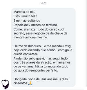 Print de relato fornecido 2